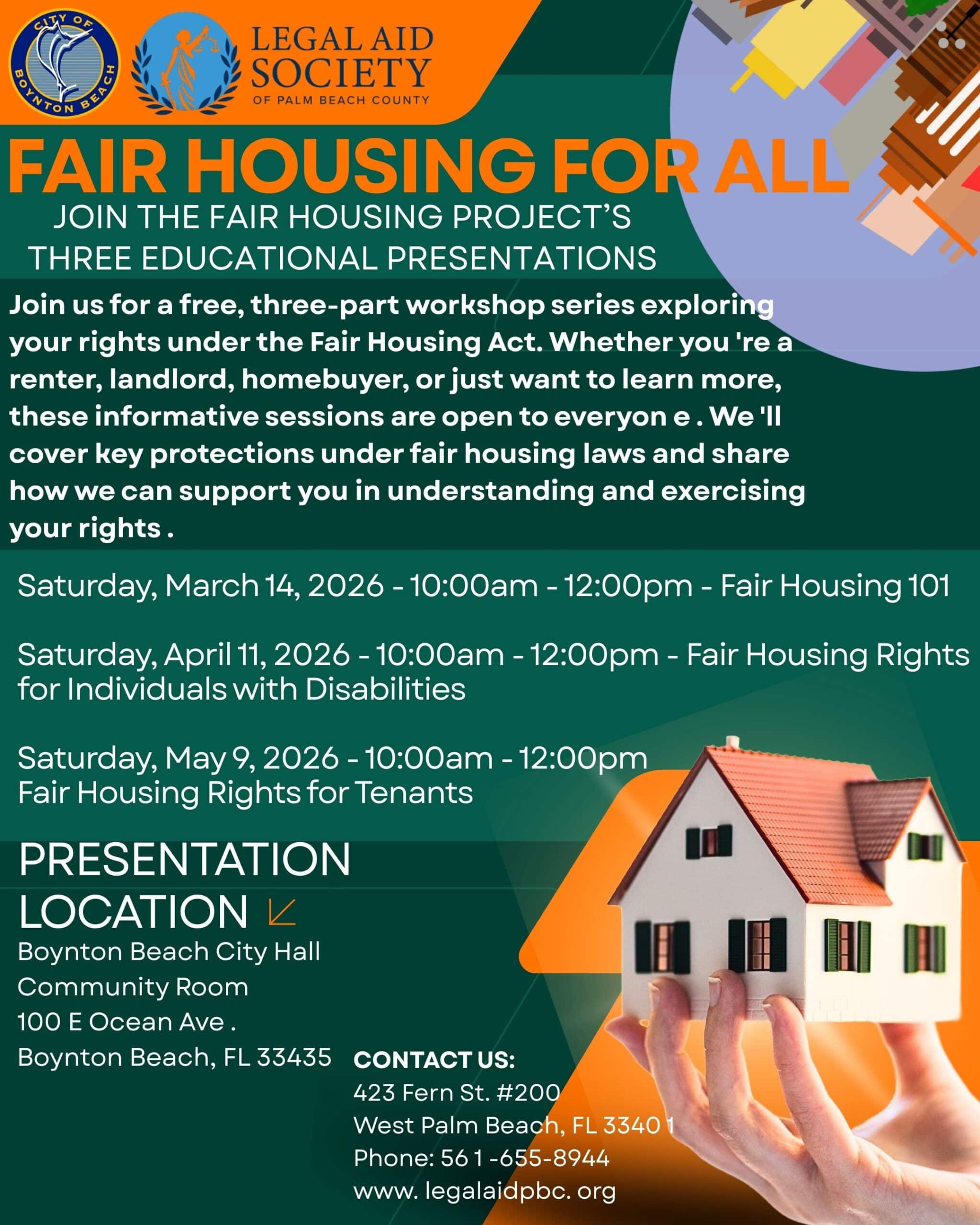 Fair Housing for All 3-Part Workshop | Part 2: Fair Housing Rights for ...